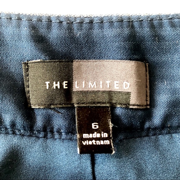 The Limited Blue Linen Chambray Mini Skirt size 6 - Picture 14 of 16